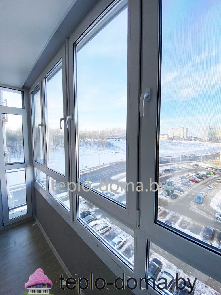 Замена одинарного стекла на двухкамерные энергосберегающие стеклопакеты на балконе - Ремонт окон